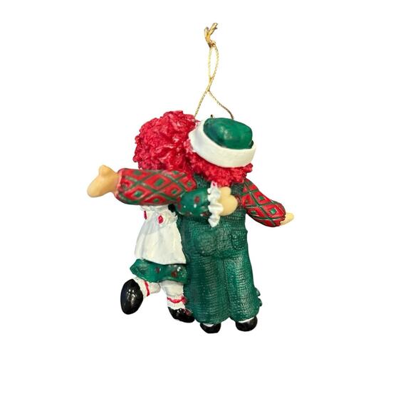 RAGGEDY ANN & ANDY Christmas Ornament Simon & Schuster VINTAGE 1998 - Picture 2 of 6